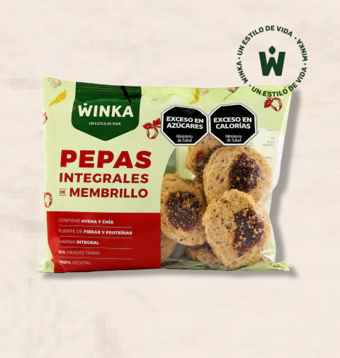 Pepas integrales de Membrillo 200 grs | 10 UNIDADES |
