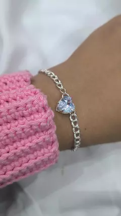 PP005 - Pulseira coração elo na internet