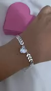 PP009 - Pulseira coração escama - comprar online