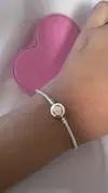 PP019 - Pulseira fecho Coração Rosa - comprar online