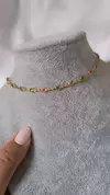 CKD010 - Choker cristal colorido