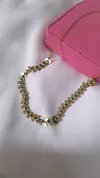 CKD011 - Choker Escama mini olho grego