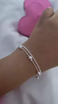 MAE206 - Pulseira Dupla esfera - comprar online