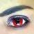 Lente de contato vermelha halloween vampiro sangue cosplay fantasia 