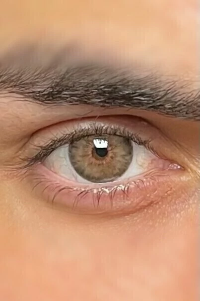 Lente Siri Brown Moane super natural marrom claro pupila reduzida anual Urban Layer