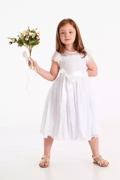 Vestido niña Blanco Comunión casamiento
