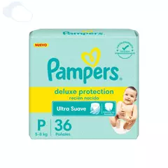 Pañales Pampers Deluxe Protection Talle Pequeño X 36