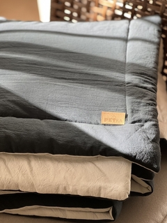 Pillow Reversible GRAFITO / BLANCO TIZA - Tusor Sillón 3 Cuerpos - OUTLET en internet