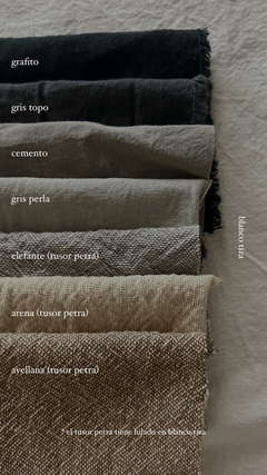 Pillow Reversible GRAFITO / BLANCO TIZA - Tusor Sillón 3 Cuerpos - OUTLET