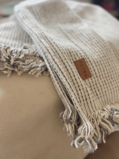 MANTA ETRUSCO RAYADA -100x150cm - comprar online