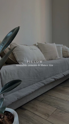 COMBO ESQUINERO - 1 Pillow Tusor Sillón 3 Cuerpos & 1 Pillow Tusor Sillón 2 Cuerpos - PETRA HOME