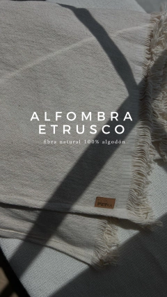 ALFOMBRA ETRUSCO BLANCA - 200x300cm - tienda online