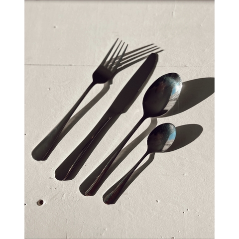 SET CUBIERTOS x 24 PIEZAS (6 personas) - PLATEADOS