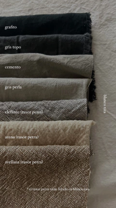 Pillow tusor AVELLANA/ BLANCO TIZA - 2 CUERPOS - EXTRA FUERTE - comprar online