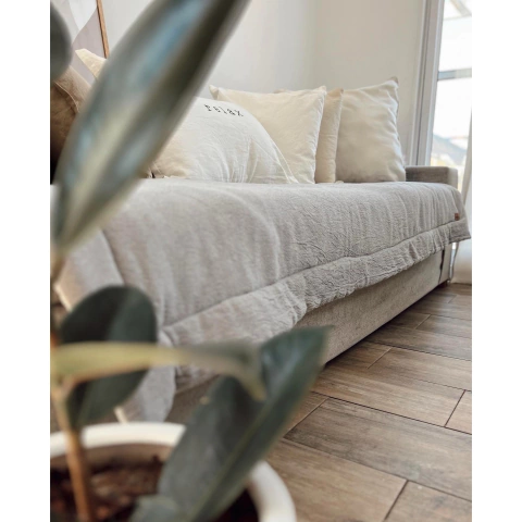 Pillow tusor ELEFANTE / BLANCO TIZA- 2 Cuerpos - EXTRA FUERTE