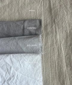 Pillow tusor BLANCO TIZA - 3 cuerpos - tienda online