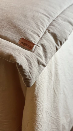 Imagen de Pillow tusor GRIS PERLA /BLANCO TIZA - 2 Cuerpos