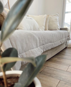 Pillow tusor ELEFANTE / BLANCO TIZA- 2 Cuerpos - EXTRA FUERTE - comprar online