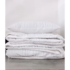 SET 4 ESTACIONES TWIN (ACOLCHADO + 1 FUNDA DE ALMOHADON) - OFF WHITE