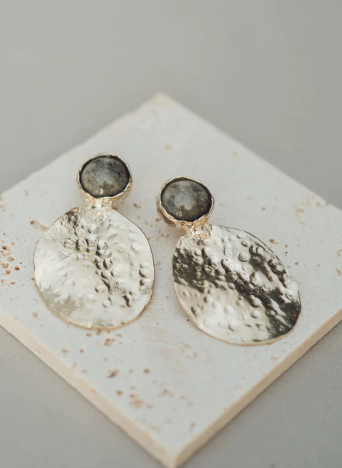 Aros Simona Labradorita - comprar online