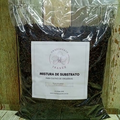 PALHA DE ARROZ CARBONIZADO 500 G - ORQUIDARIO IBANEZ ESPECIALIZADO EM PHALAENOPSIS 
