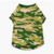 Roupinha Pet Camuflada Verde