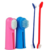 Kit Escova de Dente Longa para Cachorro Gato Pet 2 Escovas de Dedo Cor Sortida