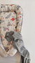 Nido de Contención Oso pullover rojo reverso gris - tienda online