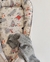 Nido de Contención Oso pullover rojo reverso gris - Los Pachis