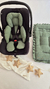 Set Viajero Verde Colchón Volados