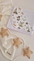 Toallón Capucha Estampada Carpitas Beige