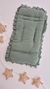 Colchón Cochecito Verde con volados - tienda online