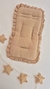 Colchón Cochecito Beige con volados