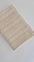 Manta Tejida De Lana Beige - comprar online
