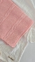 Manta Tejida De Hilo Rosa - comprar online