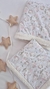 Manta Gabardina y Corderito Moon rosa - comprar online
