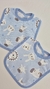 Babero Redondo Montaner Celeste - tienda online