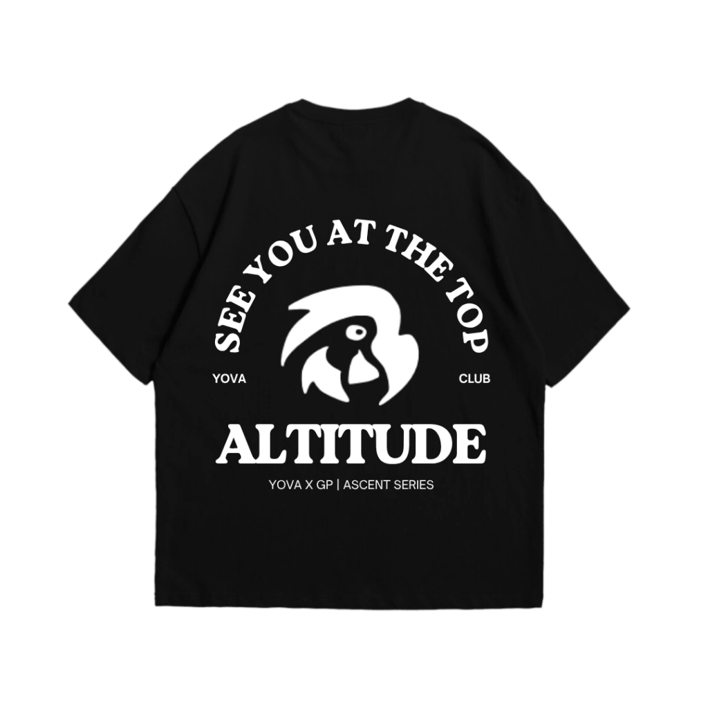 Remera Negra ALTITUDE