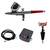 Aerógrafo Dupla Ação Bico 0.3mm + Mini Compressor 12v + Suporte Para Dois Aerógrafos