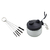 Imagem do Kit Escova Para Limpeza De Aerógrafo 5 Pçs + Pote De Limpeza Para Aerógrafo