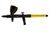 AEROGRAFO DE GRAVIDADE DUPLA AÇÃO BICO 0.3MM/ 9ML BLACK & GOLD.