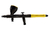 AEROGRAFO DE GRAVIDADE DUPLA AÇÃO BICO 0.3MM/ 9ML BLACK & GOLD.