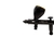 AEROGRAFO DE GRAVIDADE DUPLA AÇÃO BICO 0.3MM/9ML BLACK&GOLD EDIÇÃO ESPECIAL+KIT ESCOVA PARA LIMPEZA COM 5PÇS+POTE DE LIMPEZA. - loja online