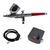 Kit Mini Compressor 12V + Aerografo De Gravidade Dupla Ação Bico 0.3mm /7ml