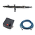 Kit Aerografo De Gravidade Dupla Ação Bico 0.5mm Com 3 Copos/ 2ml/5ml/13ml + Mini Compressor 12v + Mangueira Trançada 1/8 x 1/8.