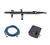 Kit Aerografo De Gravidade Dupla Ação Bico 0.3mm Com 3 Copos 2ml/5ml/13ml- 8Pçs + Mini Compressor 12v Para Aerógrafo + Mangueira Trançada 1.8 Metros