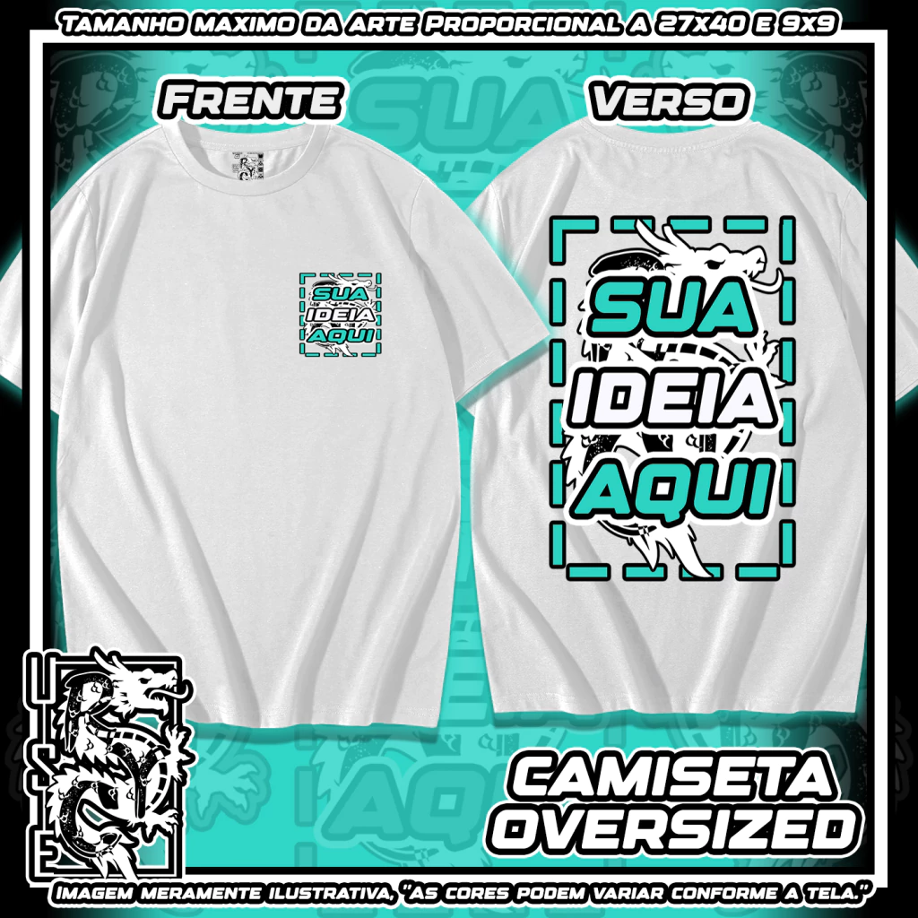 Camiseta Personalizada Oversized RYC