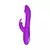 Vibrador Ponto G Vai e Vem com Estimulador Rabbit Roxo