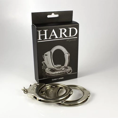 Algema de Metal Cromada Reforçada Hard