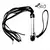 Chicote Luxo 50 Tons com Tiras 40cm Fetiche